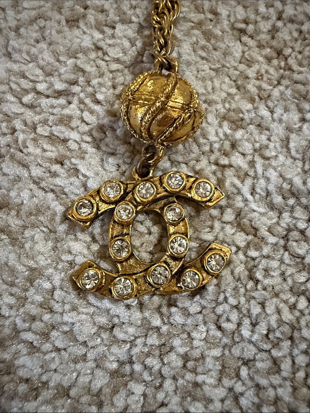 Vintage Chanel Gold plated with COA